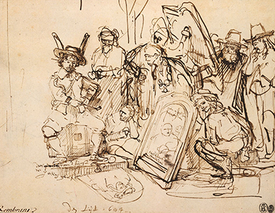 Satire on Art Criticism Rembrandt